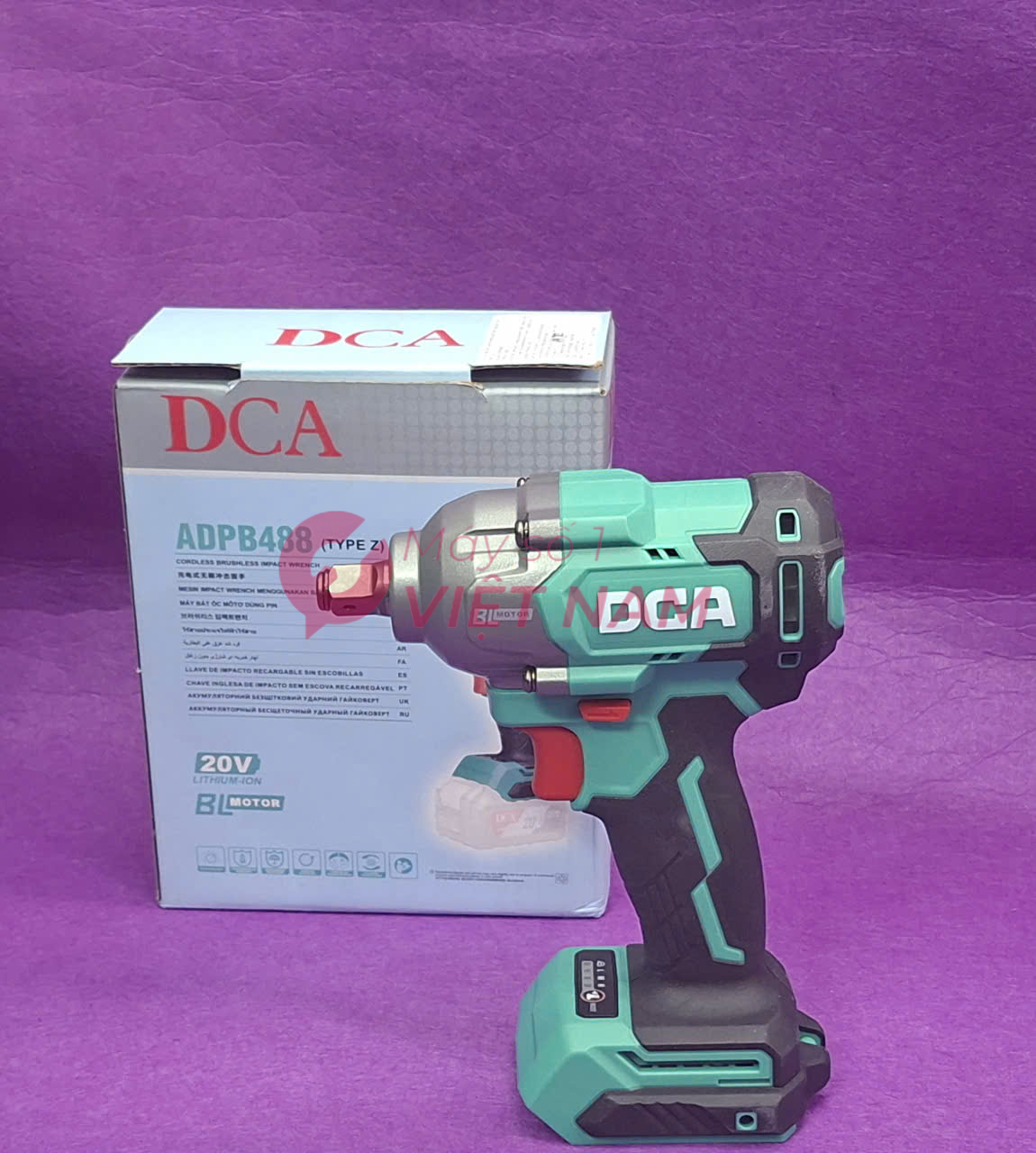 Máy siết bu lông dùng pin 20V DCA ADPB488Z (Chưa Pin & Sạc) 4
