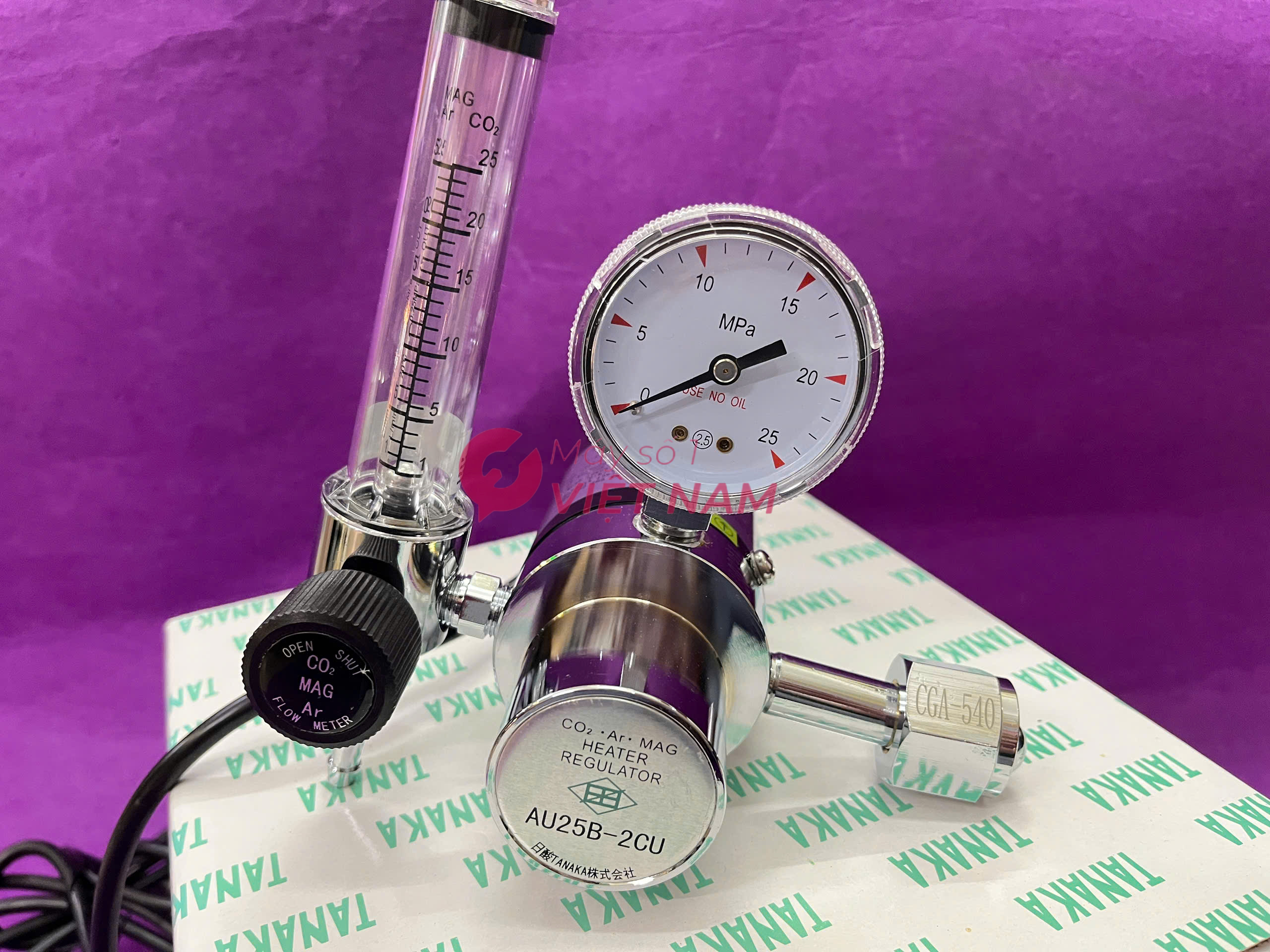 Đồng Hồ Co2 Tanaka 220V Au25B-2Cu 3