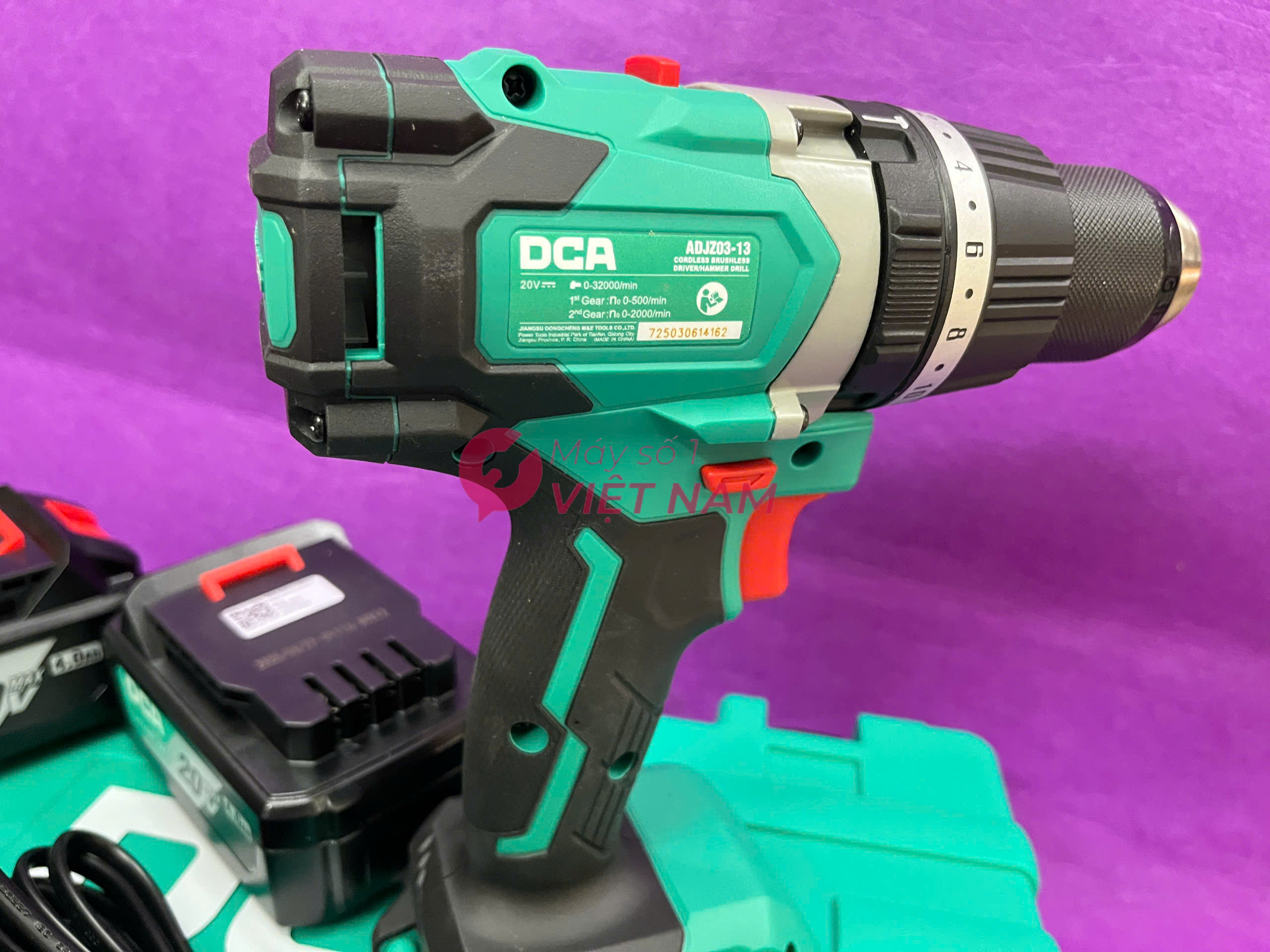 máy khoan động lực pin 20V DCA ADJZ03-13EM giá tốt combo 2 pin 4Ah