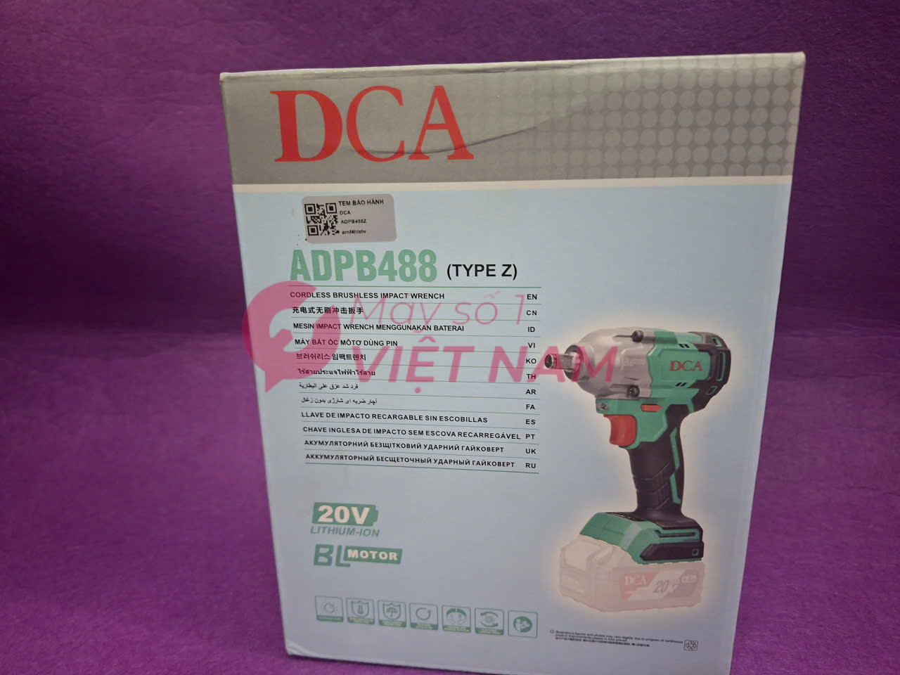 Máy siết bu lông dùng pin 20V DCA ADPB488Z (Chưa Pin & Sạc) 3