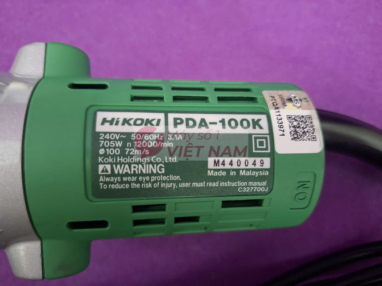 Máy mài góc 100mm Hikoki PDA100K 2