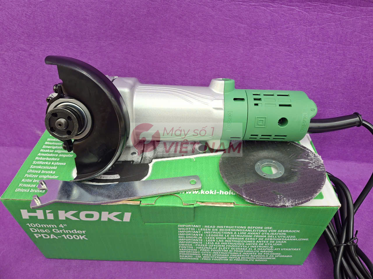 Máy mài góc 100mm Hikoki PDA100K 5