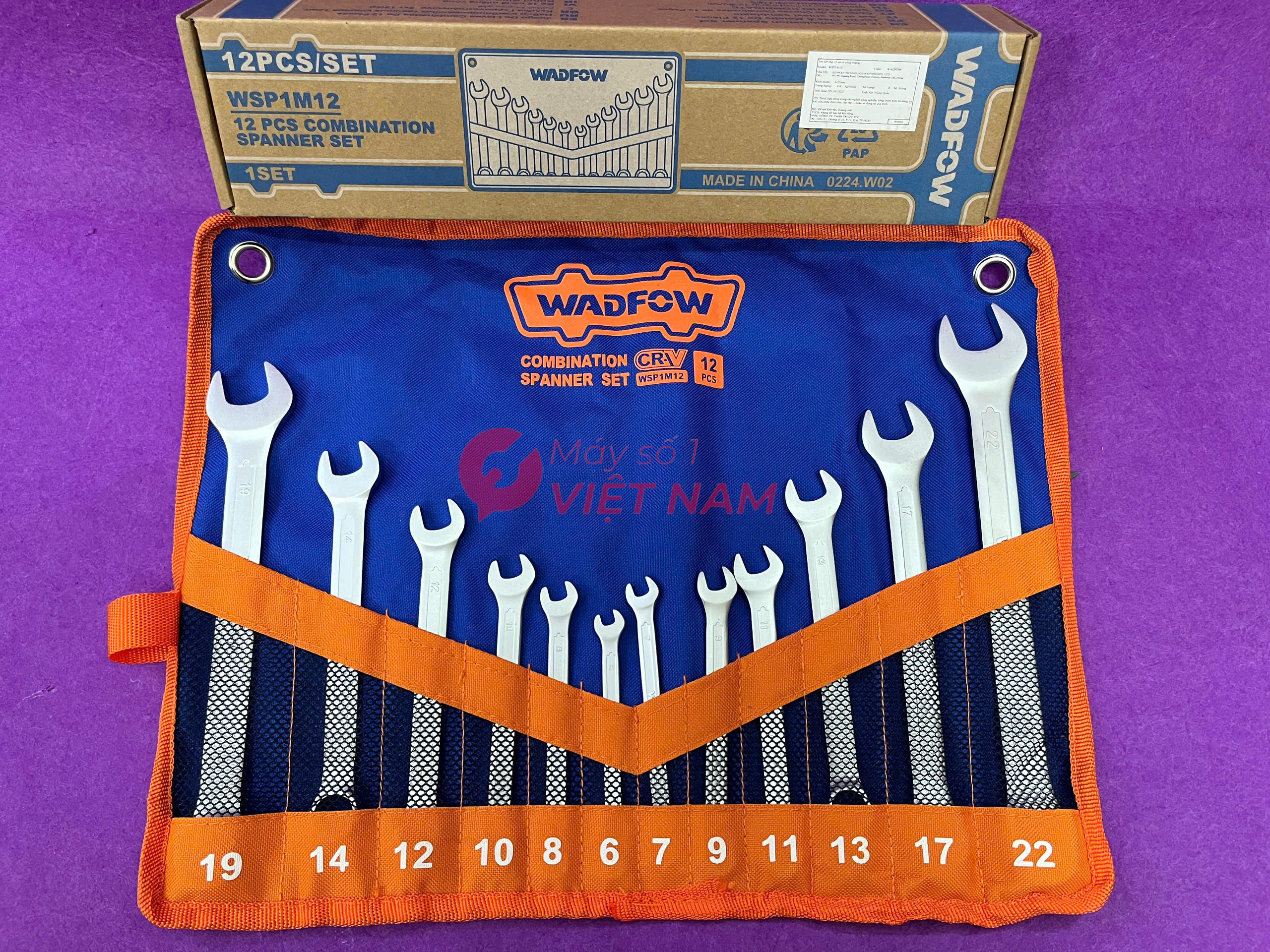 Bộ 12 cờ lê vòng miệng WadFow WSP1M12 3