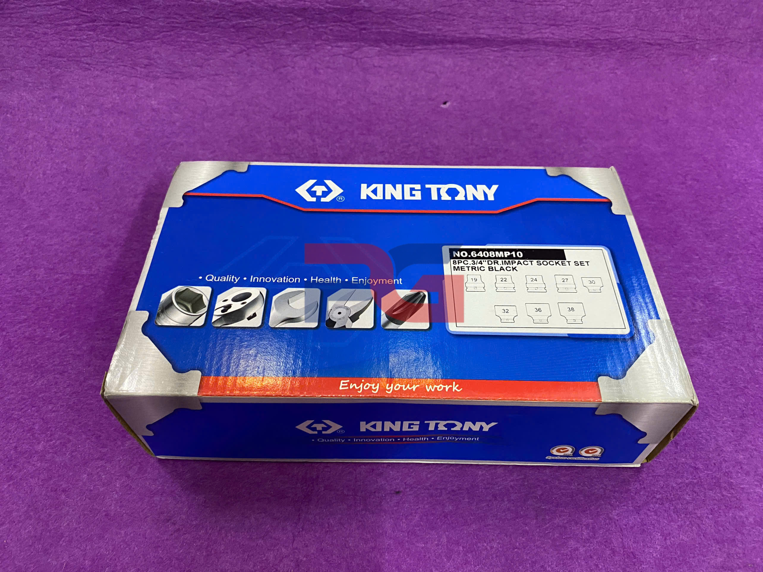 Bộ tuýp 8 chi tiết Kingtony 6408MP10 3/4" 1
