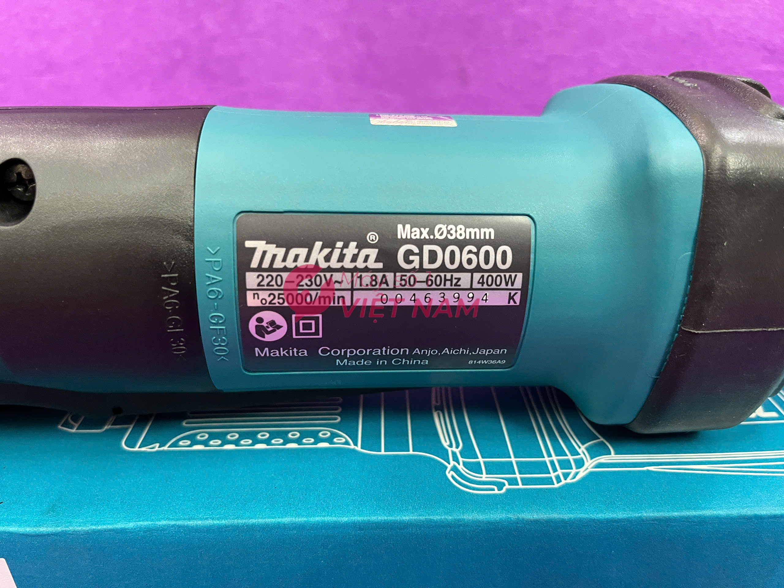 Máy mài khuôn Makita GD0600 1-1/2" 1