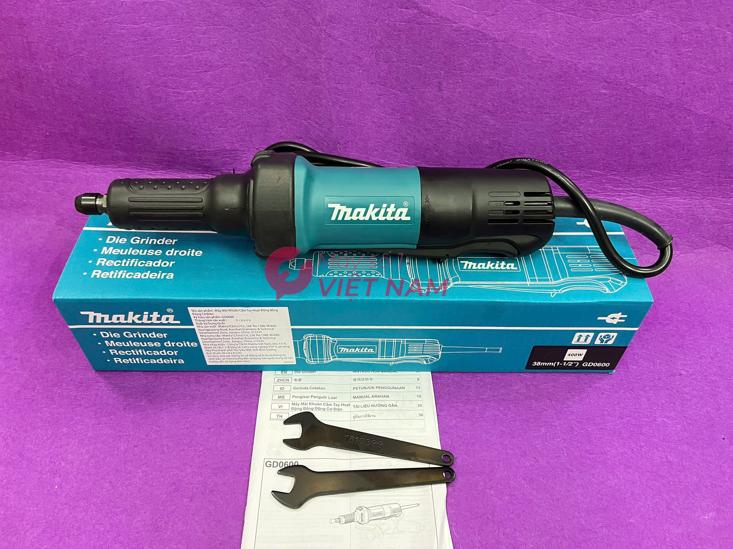 Máy mài khuôn Makita GD0600 1-1/2" 2