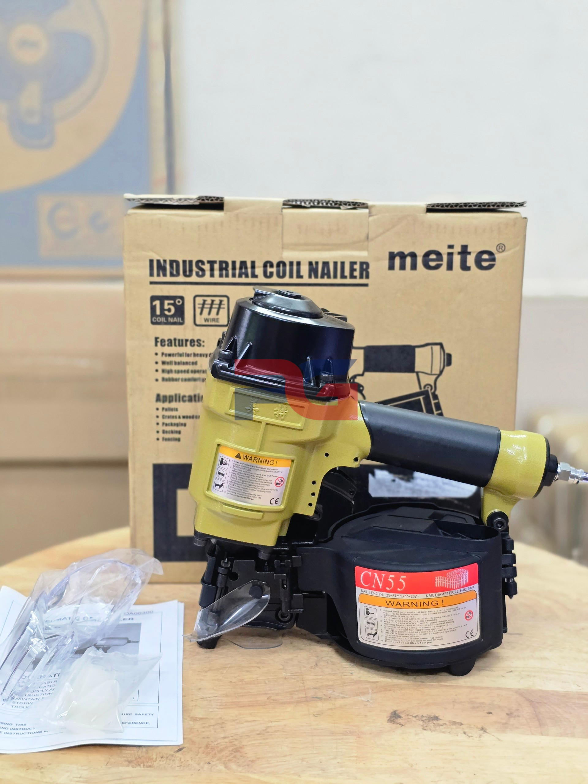 Súng bắn đinh cuộn Meite CN55 2