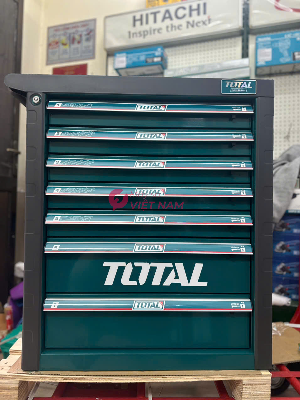 Tủ đồ nghề 7 ngăn 328 chi tiết Total THPTCS73281 2