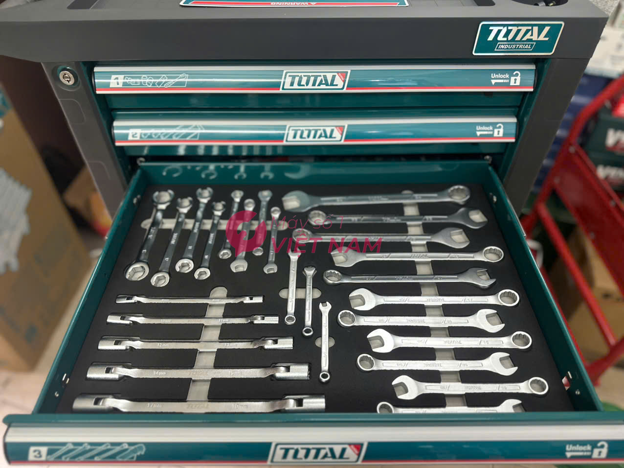 Tủ đồ nghề 7 ngăn 328 chi tiết Total THPTCS73281 6