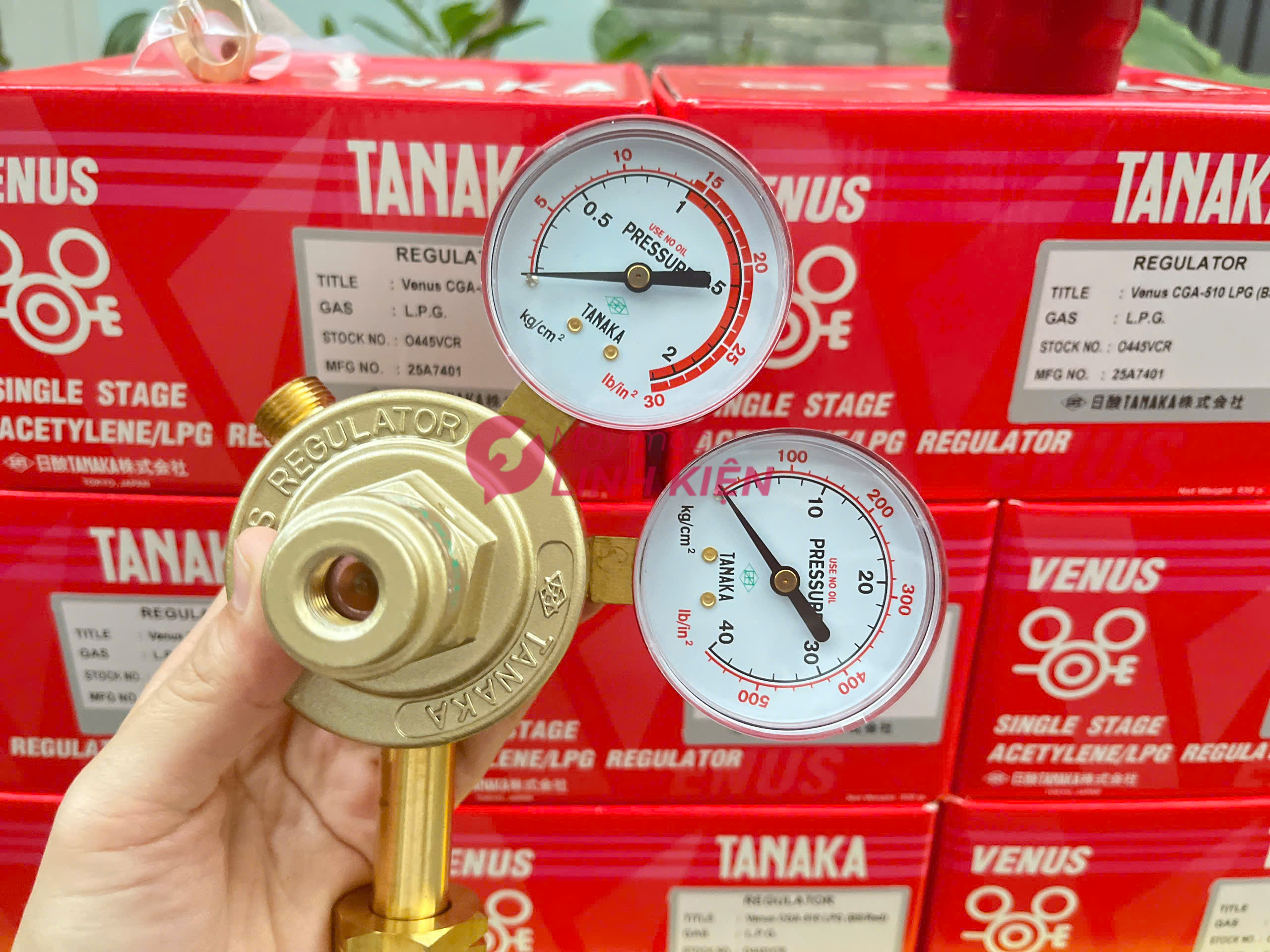 Đồng Hồ LPG Tanaka Venus CGA-510 4