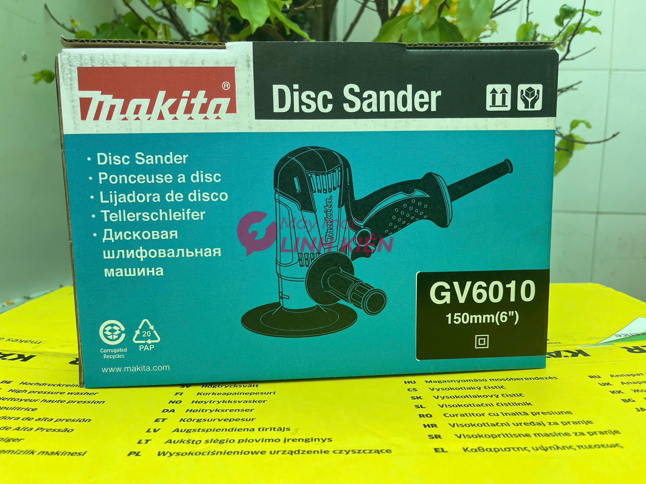 Máy chà nhám đĩa Makita GV6010 6" 1
