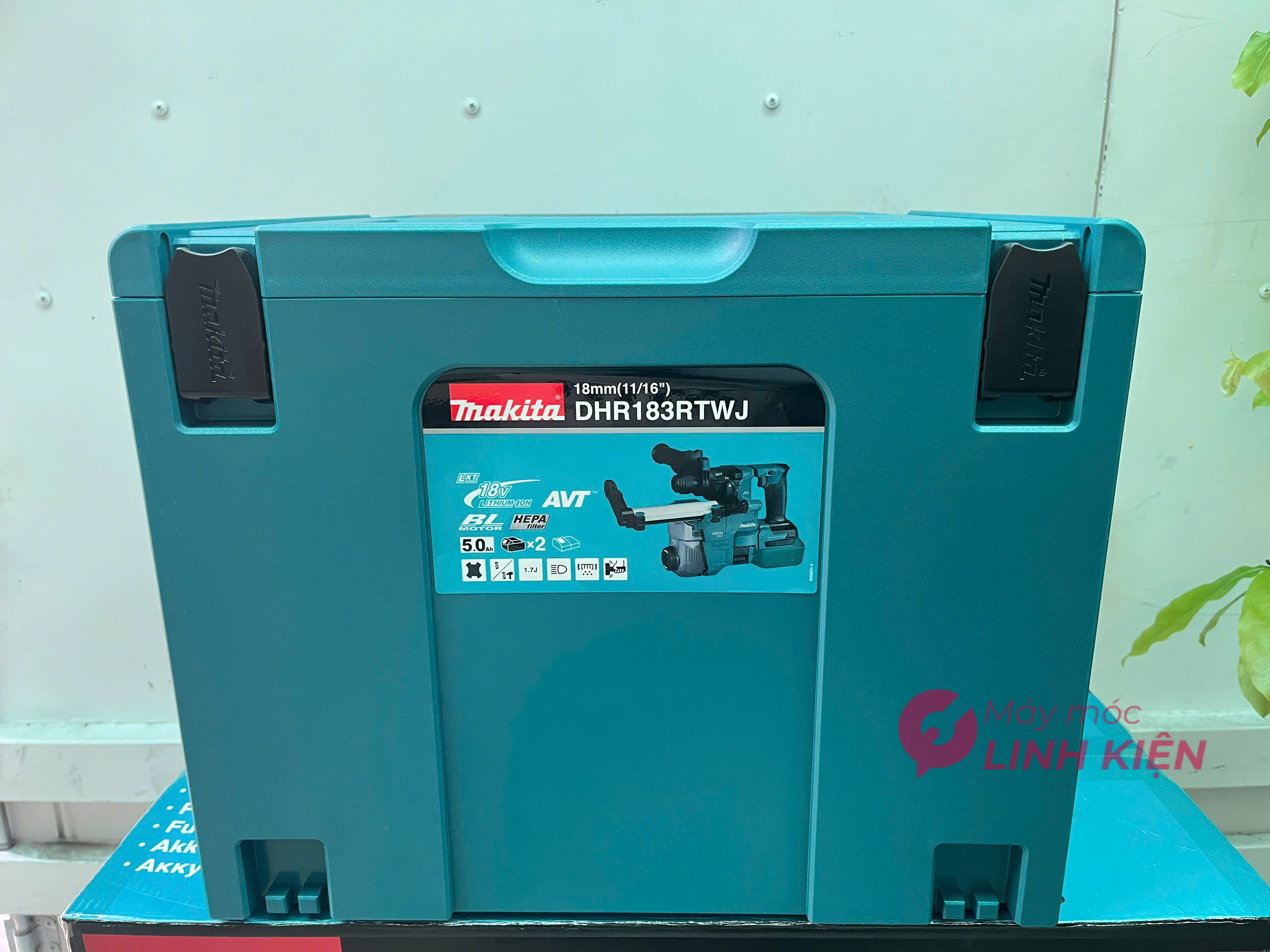 Máy khoan bê tông dùng pin 18V Makita DHR183RTWJ (SDS Plus/18mm/BL) 1