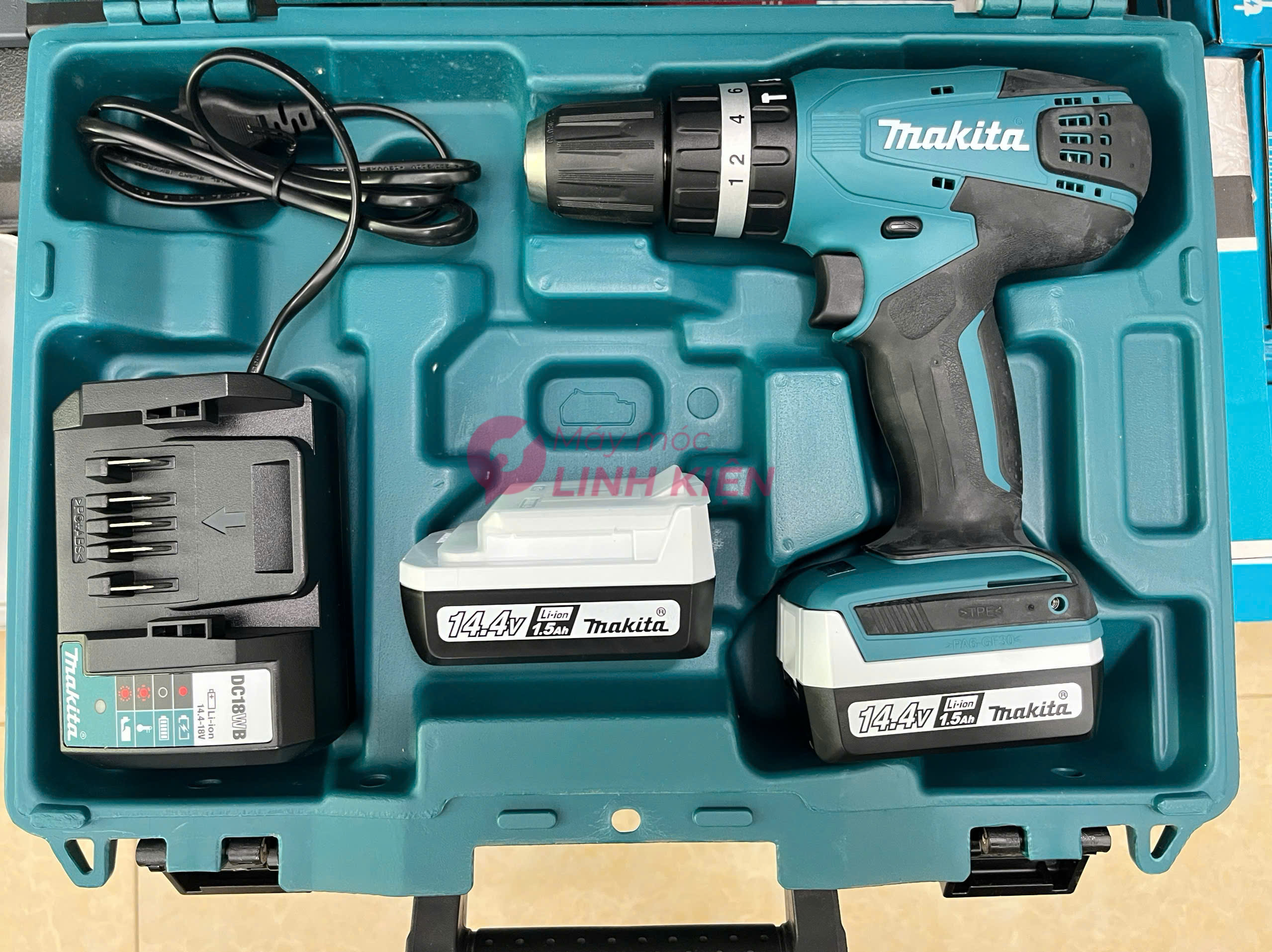 Máy khoan động lực dùng pin 14.4V Makita HP347D001 (1 Sạc+ 2 Pin 1.5Ah) 4