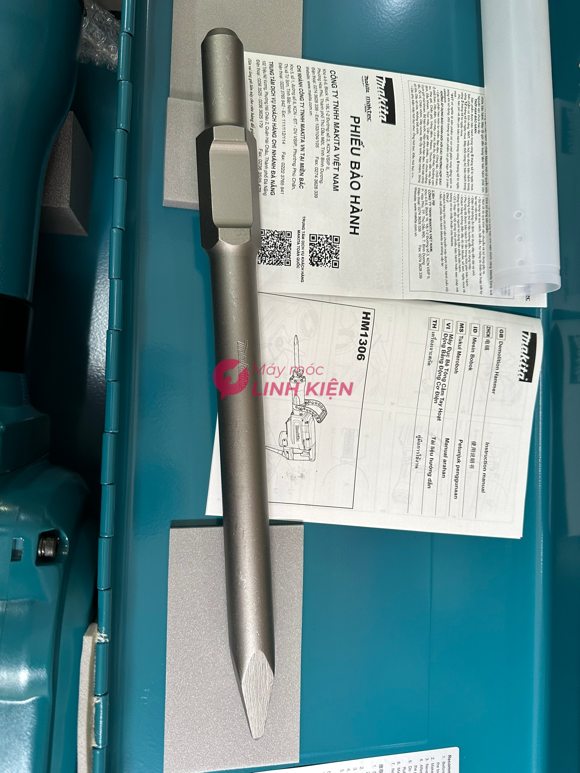 Máy đục bê tông mũi lục giác Makita HM1306 30mm 3